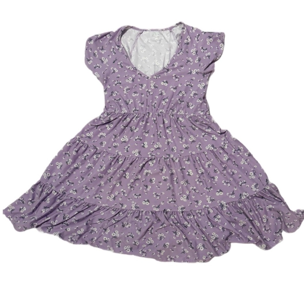 Floral Purple Dress by No Boundaries